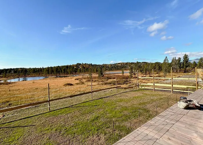 펜션 Cozy Modern Mountain At Kvamsfjellet