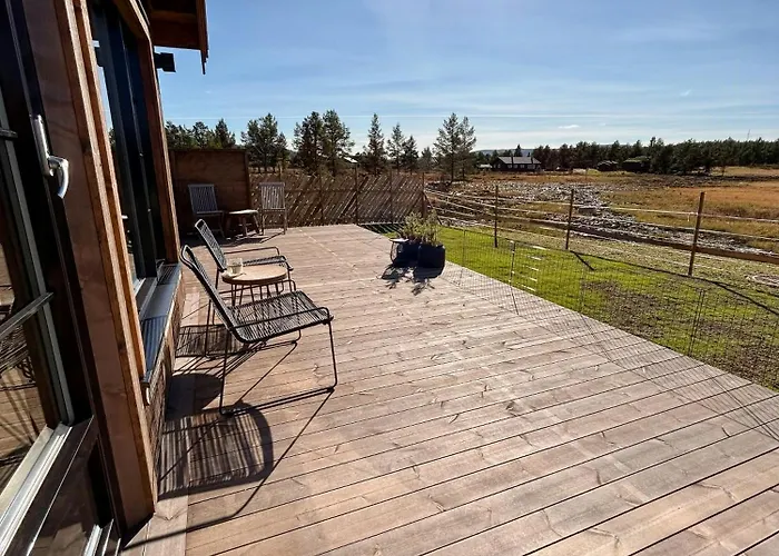 펜션 Cozy Modern Mountain At Kvamsfjellet